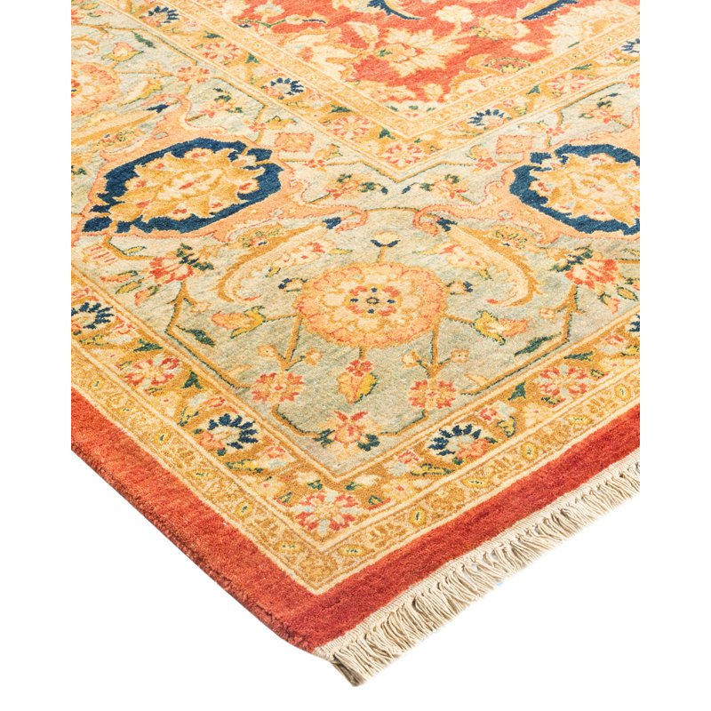 Classic One-of-a-Kind 6' 2" x 9' 2" Hand Knotted Area Rug