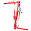 Grue à potence avec capacité de 500 lb pour levage de moteur et motomarine - acier rouge