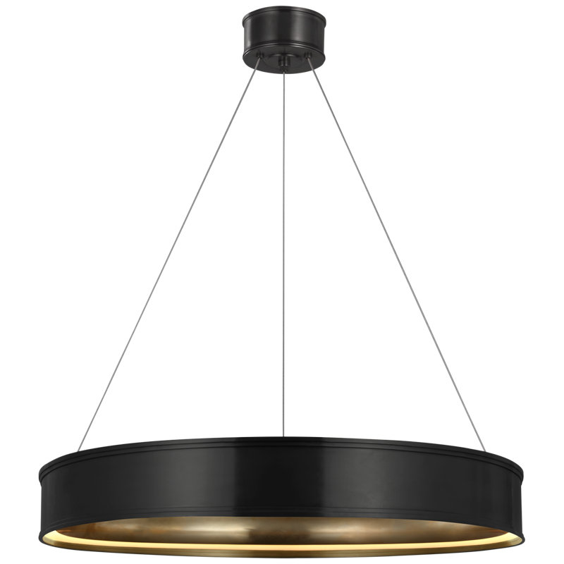 Chapman & Myers Connery 30" Ring Chandelier, Bronze