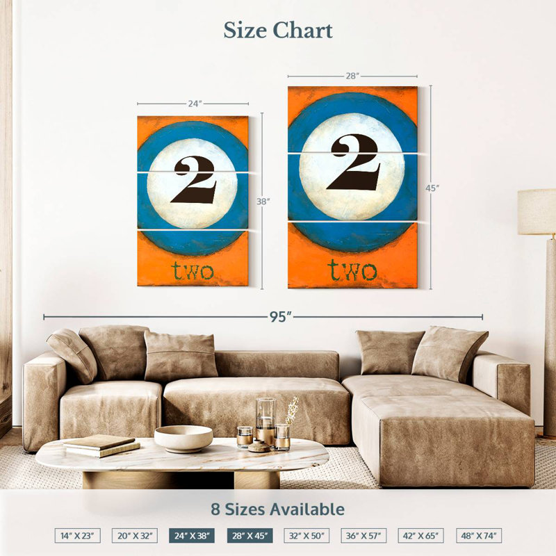 Senne Graphic Pool II, 38" H x 24" W