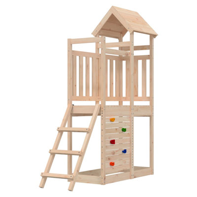 Freeport Park Play Tower With Ladder And Rockwall 52.5X110.5X214 Cm 4