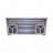 65.3" TV Stand For Tvs Up To 3" With LED Light Strips And Iron Mesh Barn Door Y Decorative Strip Country Grey Farmhouse Style-1354001869
