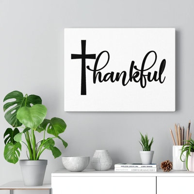 Thankful - Wrapped Canvas Print
