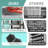 5 Tier Metal Garage Storage Shelves - Industrial Utility Rack with Adjustable Shelves-133564265