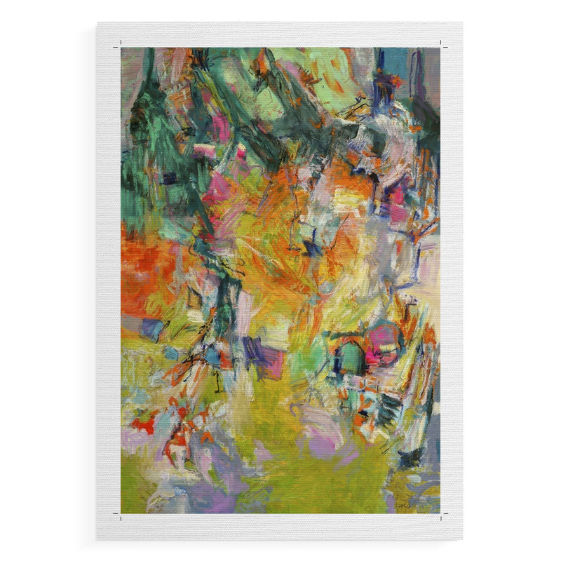 Syncopation III - Impression sur toile seulement - NON-CADRE, H 48 po x l 32 po