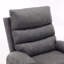 Siège de 21 po de largeur, électrique de grande taille avec fonction de relevage électrique avec fauteuil inclinable pour fauteuil pour personnes âgées, vibration à 8 points avec fonction de massage et chaleur du bois, télécommande, poches latérales et avec 2 porte-gobelets, tissu douillet rembourré, rembourré de tissu-740649120