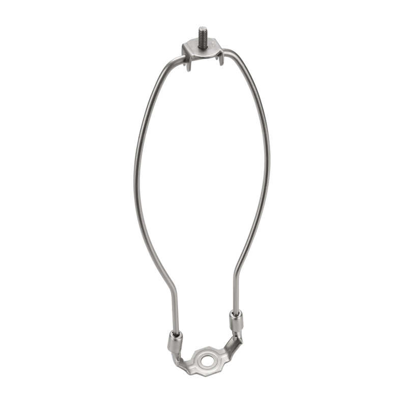 Faîteau de lampe, H 12 po x l 5,5 po x P 0,8 po, Nickel satiné