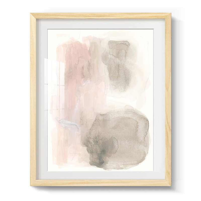 Rose stalagmite II - impression encadrée, Naturel, H 28,5 po x l 20,5 po