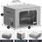 Medium Storage Box Foldable with Window & Handles 4 Pack-690865227