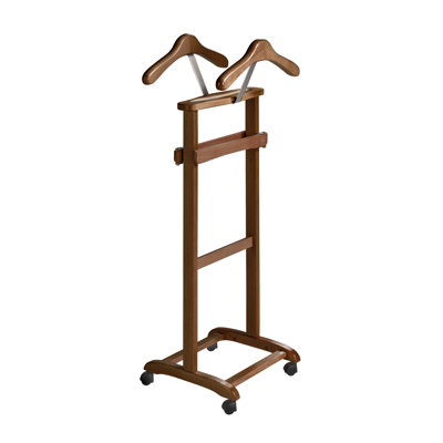 Solid Wood Freestanding Valet Stand