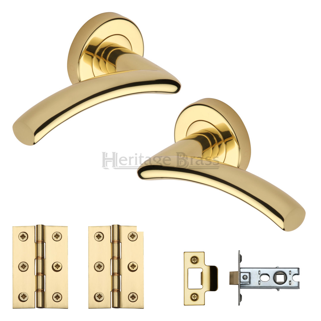 Heritage Brass Centaur Door Handle Kit