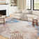 Groner Modern Abstract Carpet Indoor Washable Rug Non-Slip Soft Small Area Rug Thin Print For Home Decor