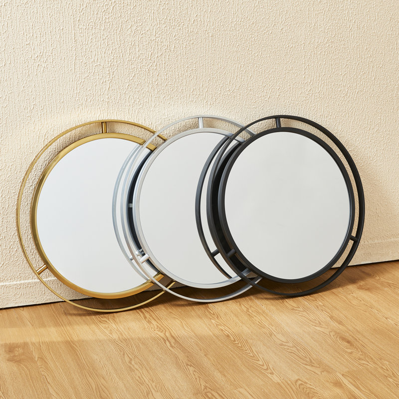 Terwilliger Metal Mirror, Silver, 24" x 24"