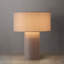 Lampe de table Moonlight - abat-jour en lin gris cachemire, gradateur-483943182