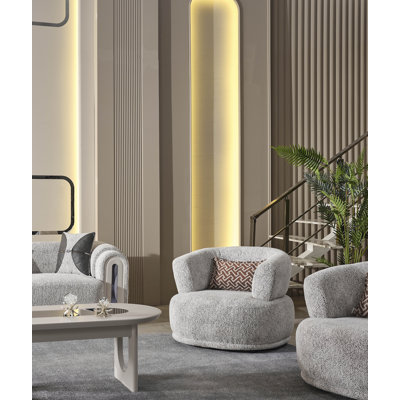 Jolin 4 - Piece Living Room Set
