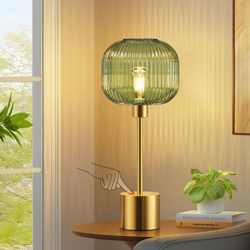 Lampe de table moderne en verre