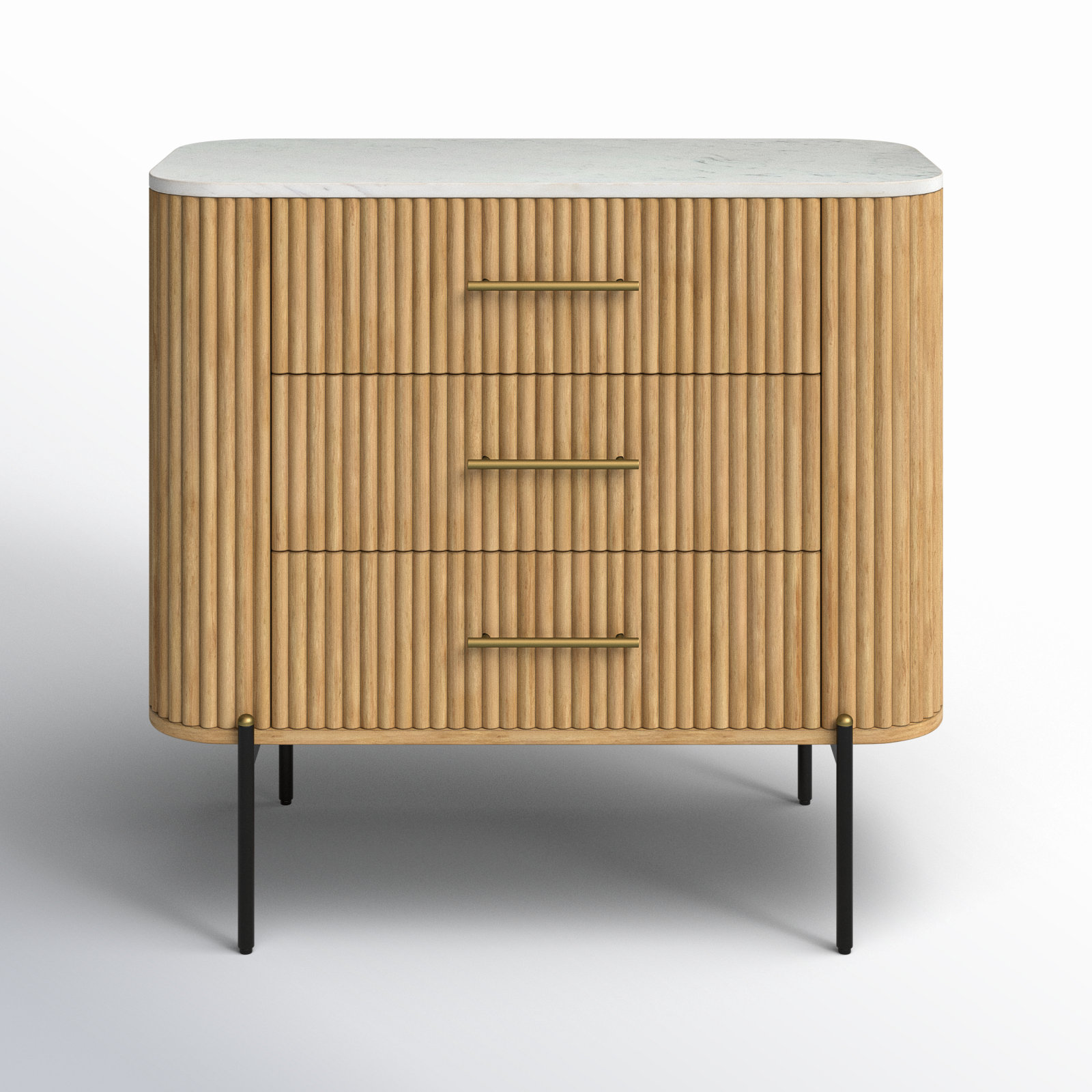 Carmela 36" Marble and Mango Dresser