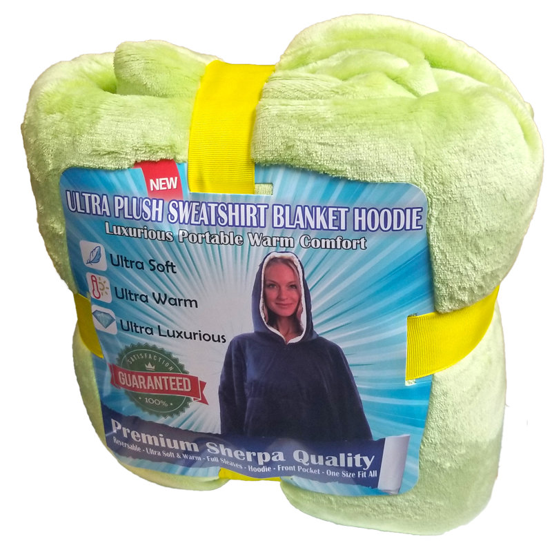4037008M Plain Weave / Muslin Throw Blanket, Green