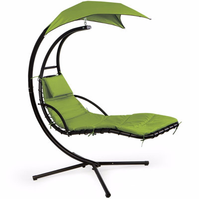 Chaise longue suspendue avec support Nagina