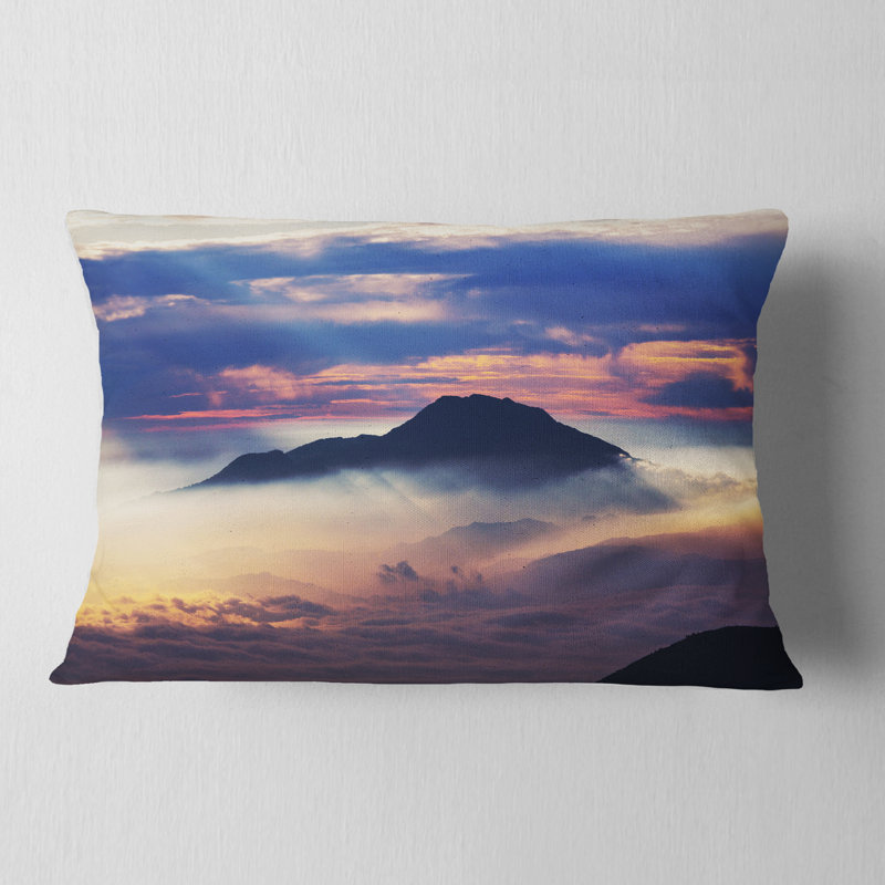 Coussin Amazing Java Mountain, Rectangulaire, 12 po x 20 po