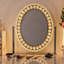 Preas Glass Round Floor Mirror