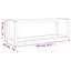 Porte-serviettes VidaXL 23,6 po x 7,9 po x 7,9 po Noyer