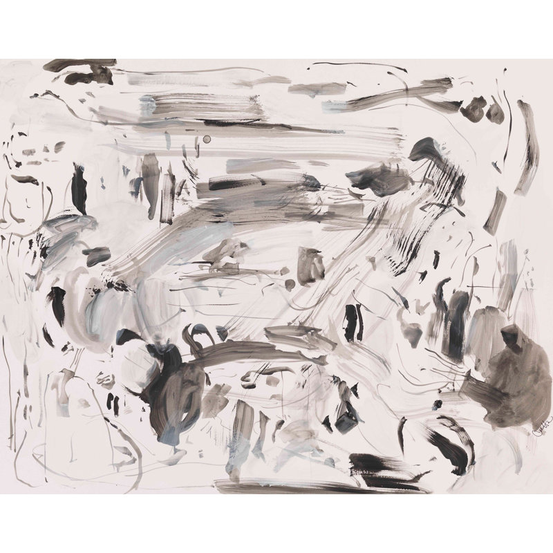 Iron IV - peinture à cadre flottant sur toile, H 24 po x l 36 po