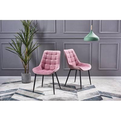 Griggs 49 cm H Velvet Side Chair