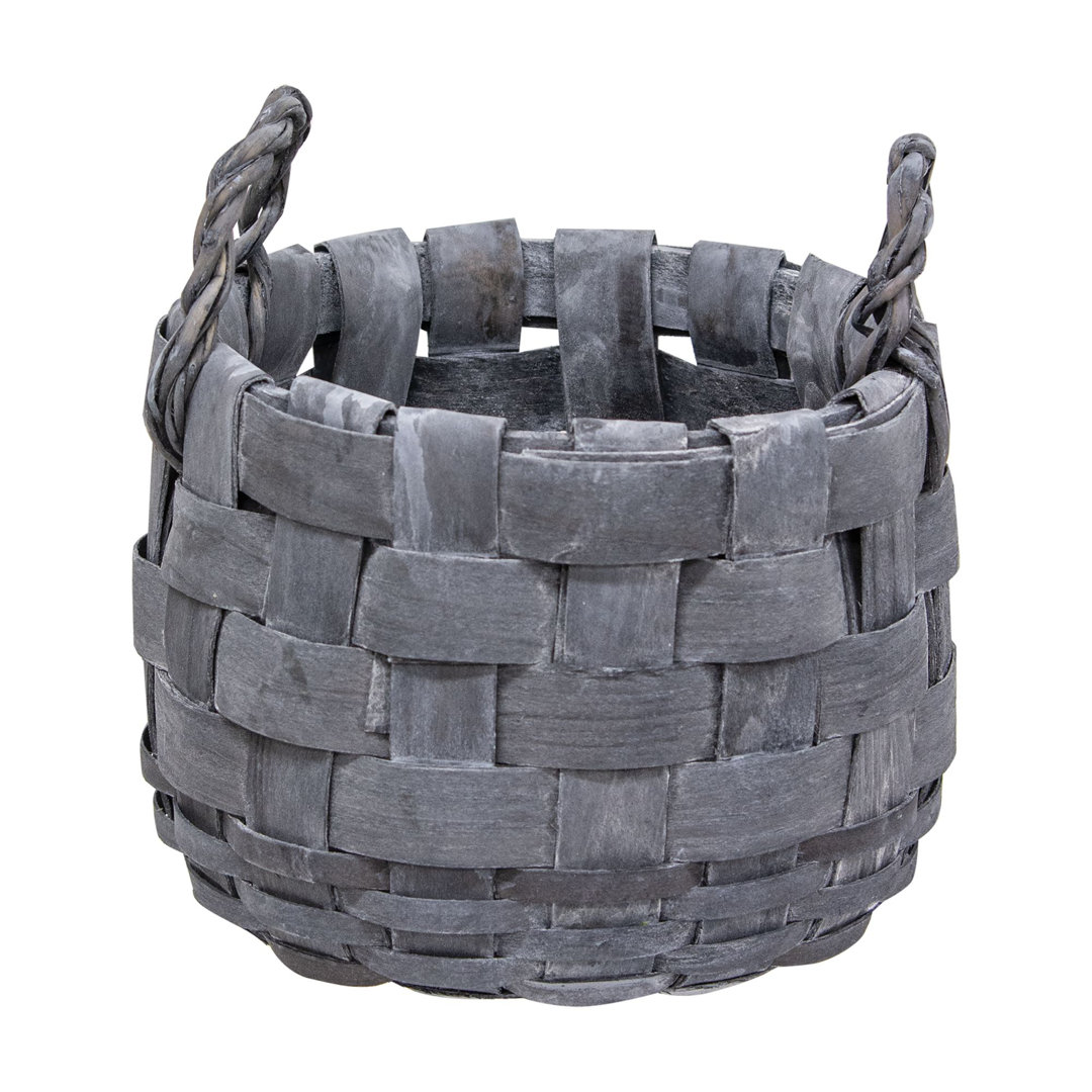 Gracie Oaks Rope Decorative Basket Gracie Oaks