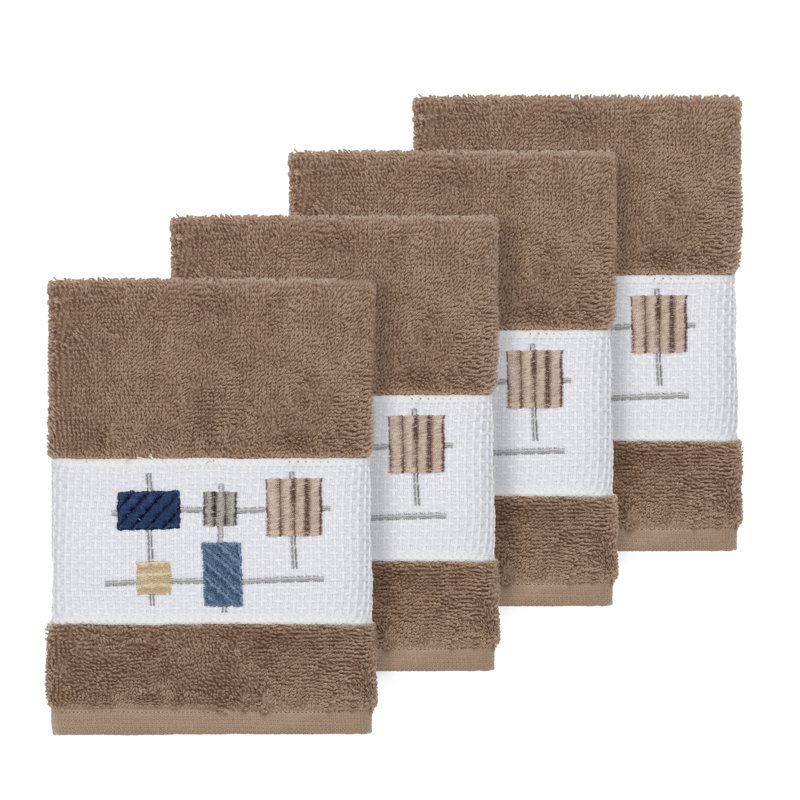 Khloe Turkish Cotton Washcloth, Latte