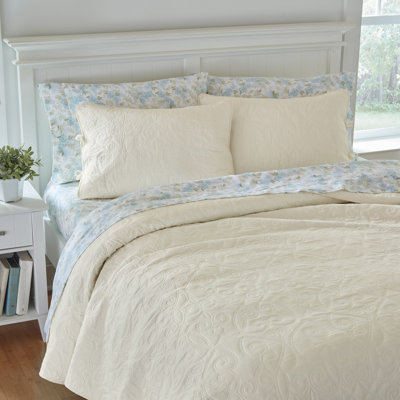 Felicity Solid 100% Cotton Quilt Set