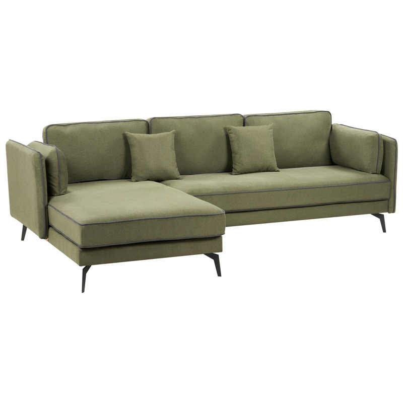Demosteni 3 Seater Corner Sofa , Green