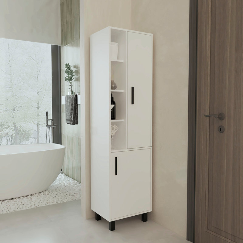 Pinal Linen Cabinet, White
