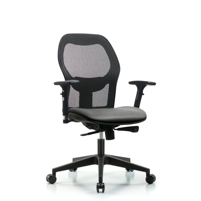 Chaise de travail ergonomique, Argenté, Oui, Roulettes