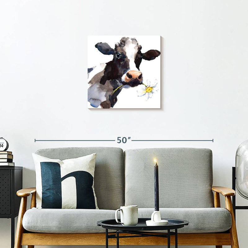 Brampt Daisy Cow, 20" H x 20" W