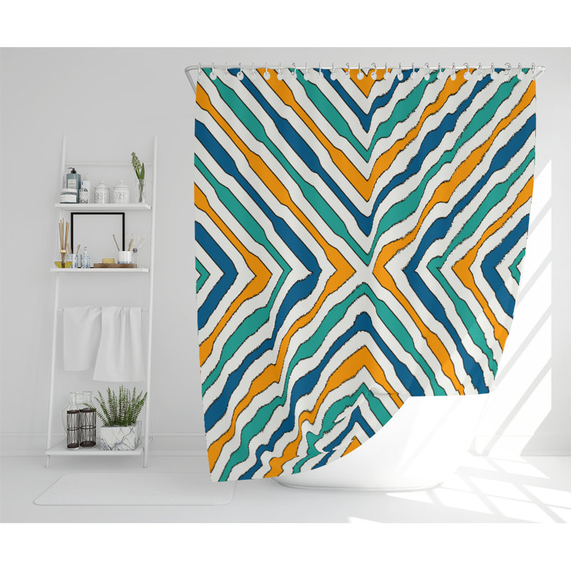 Feickert Polyester Shower Curtain Set