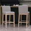 Counter Stool with Solid Wood Frame-965540011