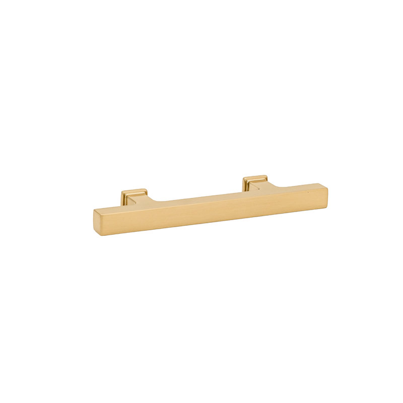 SoHo 3" Center to Center Satin Brass Bar Drawer Pull, 2.99", Satin Brass