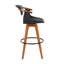 Tabouret de bar rembourré à hauteur fixe Dirksen-1157249880-1076643470