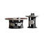 Ensemble de tables basses modernes avec plateau micro-cristallin