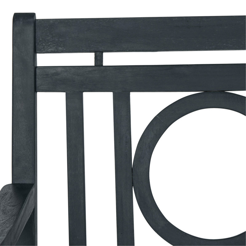 Banc de jardin en bois, Gris ardoise foncé