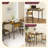 Industrial Folding Dining Table For 2 To 4