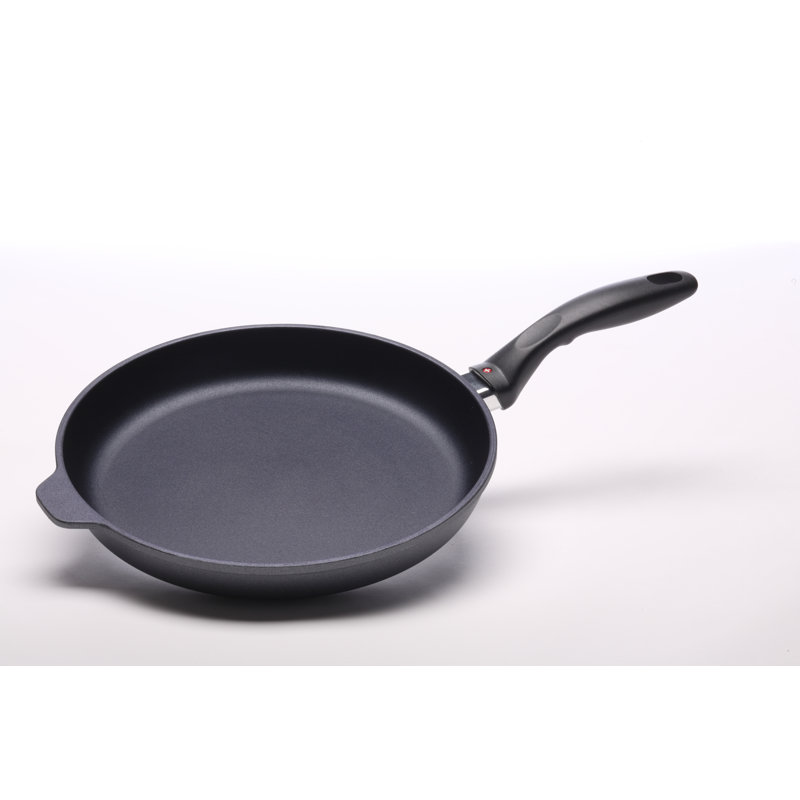 Try Me Non Stick Aluminum Frying Pan, 12.5" W, Gray