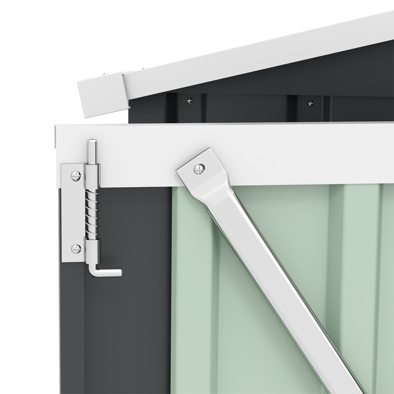 Remise de rangement extérieure 9 pi x 11 pi avec 3 portes verrouillables Campcraft, Gris