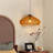 1-Light Rattan Pendant Light Fixture Dark Brown-408779614