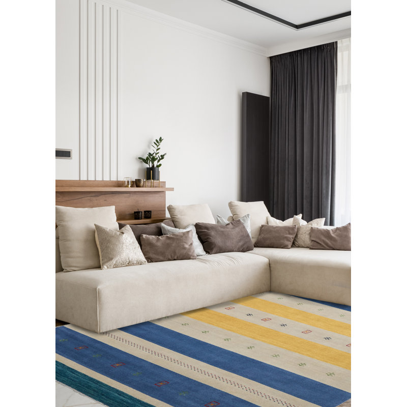 Kashkuli Gabbeh Grey Rug 6'7" x 9'8"