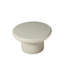 Tables de bout Modern, table d'appoint en fibre de verre crème 31,5 pouces pour la maison