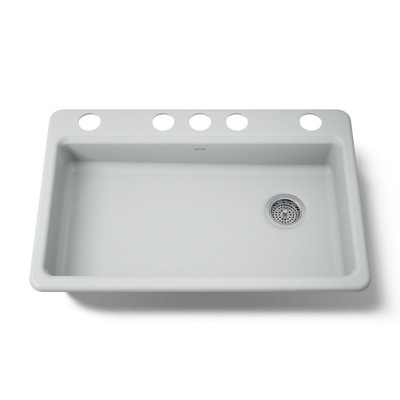 Évier de cuisine à simple cuve encastrable L 33 po x l 22 po Riverby®