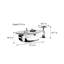 Table basse ovale en bois massif de style luxueux-1281405519