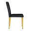 Chaise de salle à manger moderne avec dossier capitonné, tissu technique et conception ergonomique-816213720-816213721